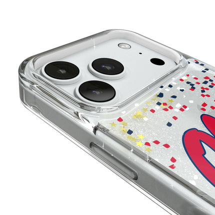 University of Mississippi Rebels Confetti Glitter Phone Case for Apple iPhone