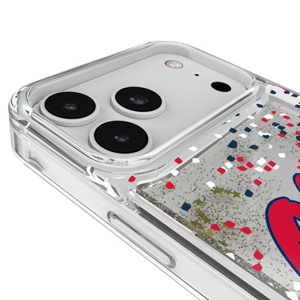 University of Mississippi Rebels Confetti Glitter Phone Case for Apple iPhone