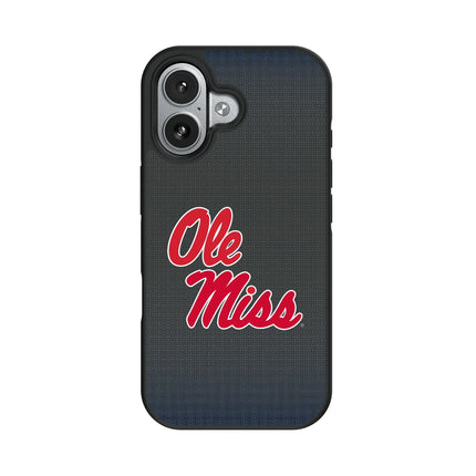 University of Mississippi Rebels Linen Bump Phone Case for Apple iPhone