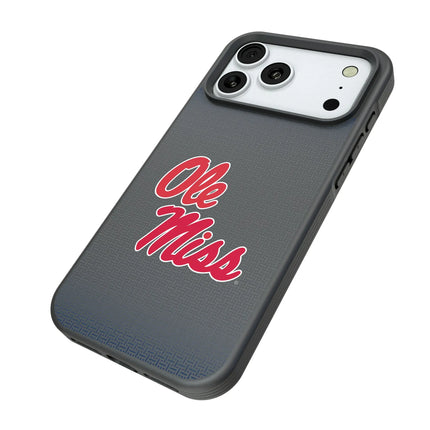 University of Mississippi Rebels Linen Bump Phone Case for Apple iPhone
