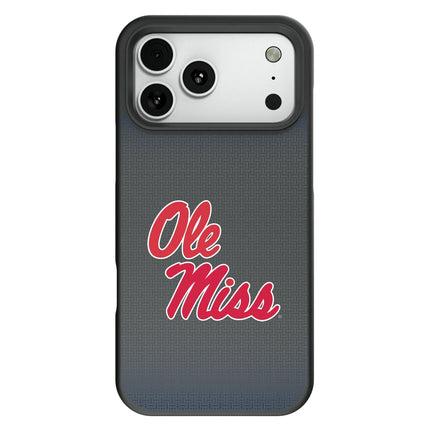 University of Mississippi Rebels Linen Bump Phone Case for Apple iPhone