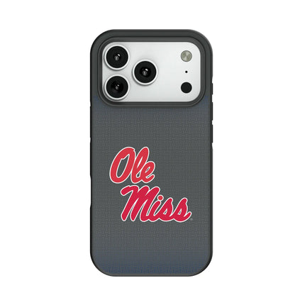 University of Mississippi Rebels Linen Bump Phone Case for Apple iPhone