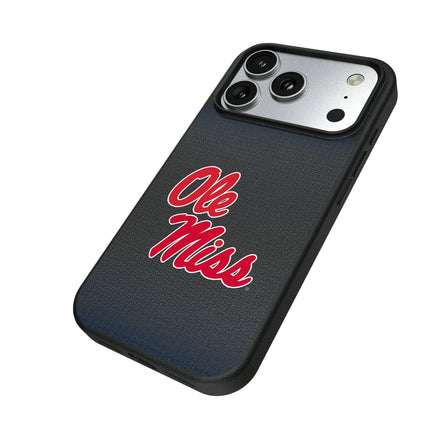 University of Mississippi Rebels Linen MagSafe Compatible Phone Case for Apple iPhone