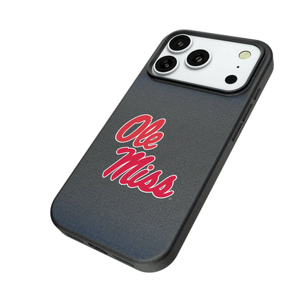University of Mississippi Rebels Linen MagSafe Compatible Phone Case for Apple iPhone