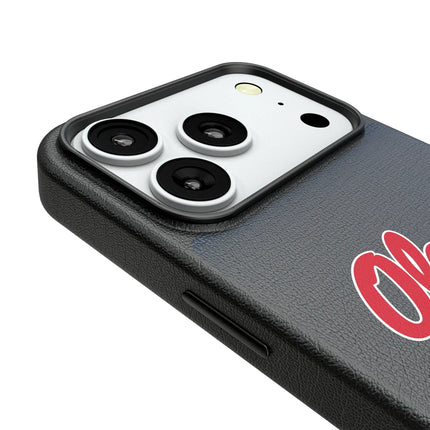 University of Mississippi Rebels Linen MagSafe Compatible Phone Case for Apple iPhone