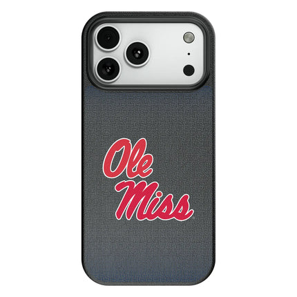 University of Mississippi Rebels Linen MagSafe Compatible Phone Case for Apple iPhone