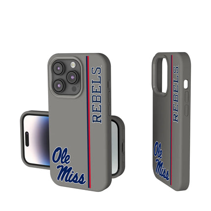 University of Mississippi Rebels Sidebar Soft Touch Phone Case for Apple iPhone