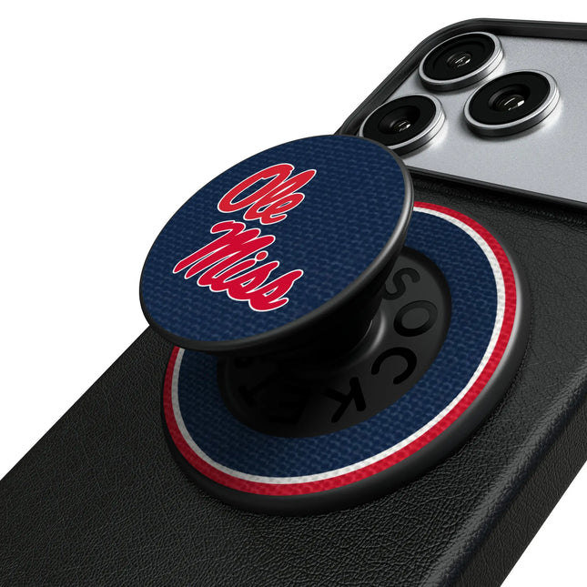 University of Mississippi Rebels Stripe PopSockets Magnetic Phone Grip and Stand