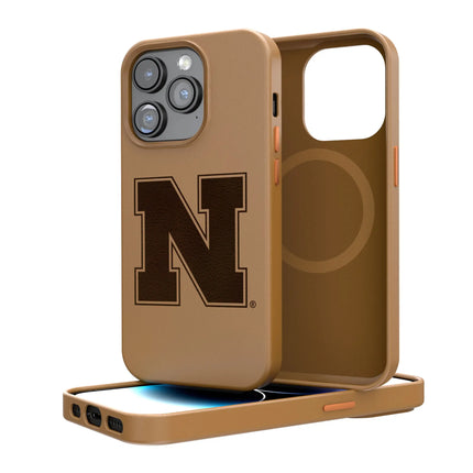 University of Nebraska Huskers Block N Burn MagSafe Compatible Phone Case for Apple iPhone 14 Series