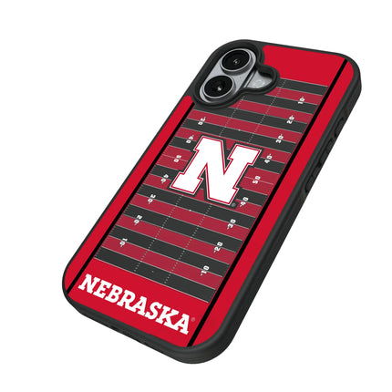 University of Nebraska Huskers Block N Field Bump Phone Case for Apple iPhone