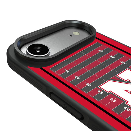 University of Nebraska Huskers Block N Field Bump Phone Case for Apple iPhone