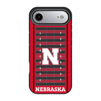 University of Nebraska Huskers Block N Field Bump Phone Case for Apple iPhone