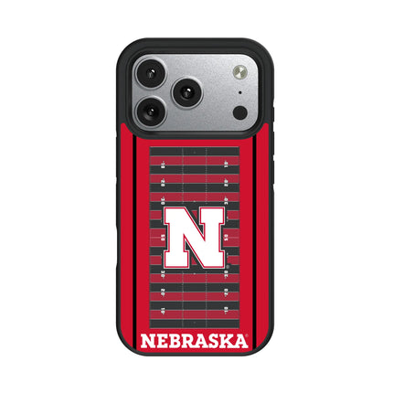 University of Nebraska Huskers Block N Field Bump Phone Case for Apple iPhone
