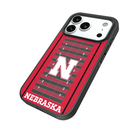 University of Nebraska Huskers Block N Field Bump Phone Case for Apple iPhone