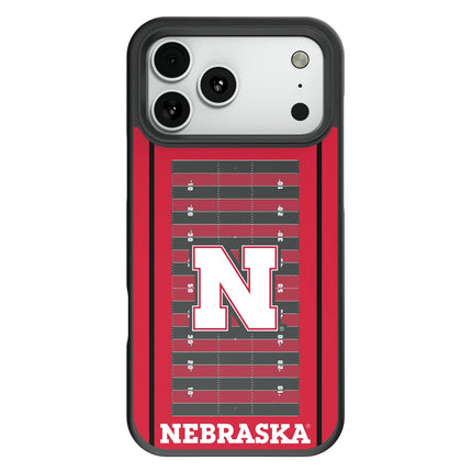 University of Nebraska Huskers Block N Field Bump Phone Case for Apple iPhone