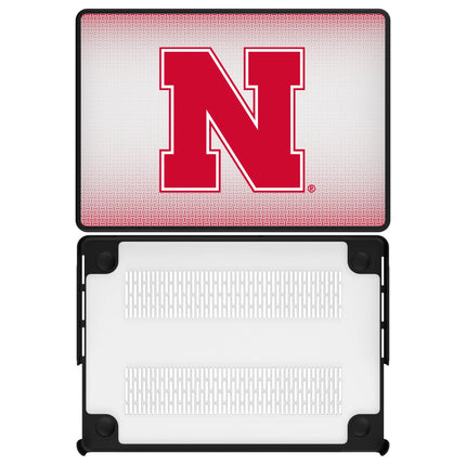 University of Nebraska Huskers Block N Linen Laptop Case for Apple MacBook