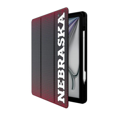 University of Nebraska Huskers Block N Linen Tablet Case for Apple iPad