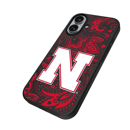 University of Nebraska Huskers Block N Paisley MagSafe Compatible Phone Case for Apple iPhone