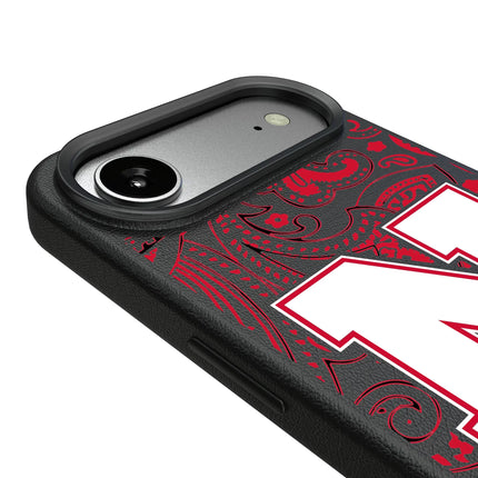 University of Nebraska Huskers Block N Paisley MagSafe Compatible Phone Case for Apple iPhone