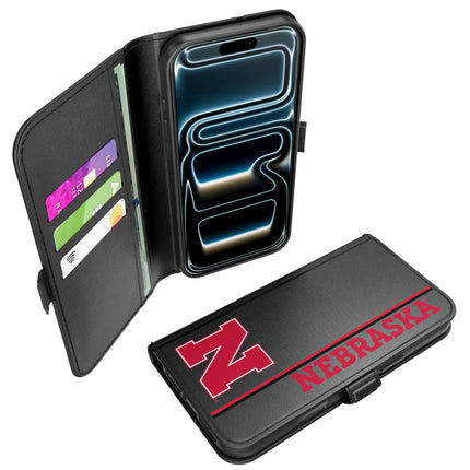 University of Nebraska Huskers Block N Sidebar Folio 2.0 Case for Apple iPhone