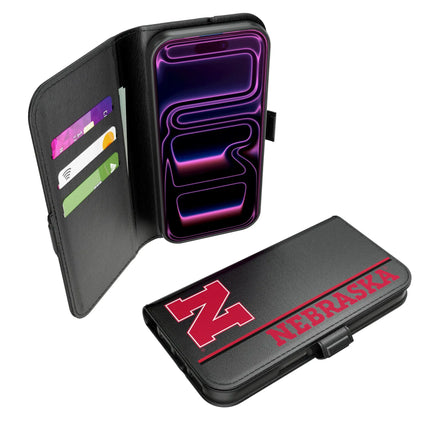 University of Nebraska Huskers Block N Sidebar Folio 2.0 Case for Apple iPhone