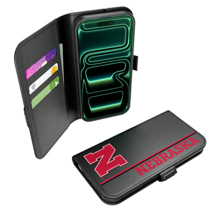 University of Nebraska Huskers Block N Sidebar Folio 2.0 Case for Apple iPhone