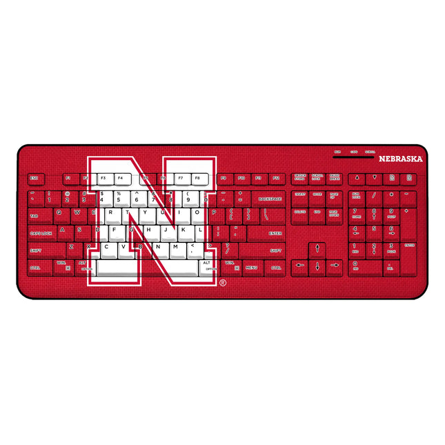 University of Nebraska Huskers Block N Solid Wireless USB Keyboard