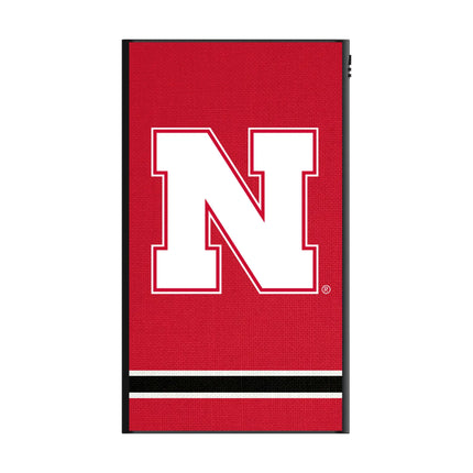 University of Nebraska Huskers Block N Stripe 5000mAh Flat Powerbank