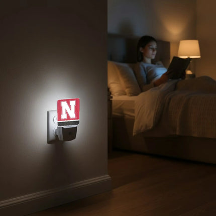 University of Nebraska Huskers Block N Stripe Night Light 2-Pack