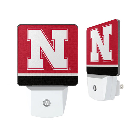 University of Nebraska Huskers Block N Stripe Night Light 2-Pack