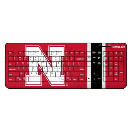 University of Nebraska Huskers Block N Stripe Wireless USB Keyboard