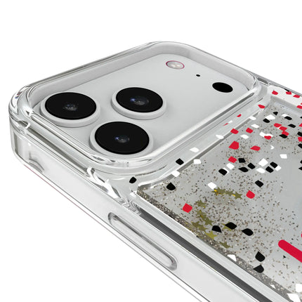 University of Nebraska Huskers Confetti Glitter Phone Case for Apple iPhone