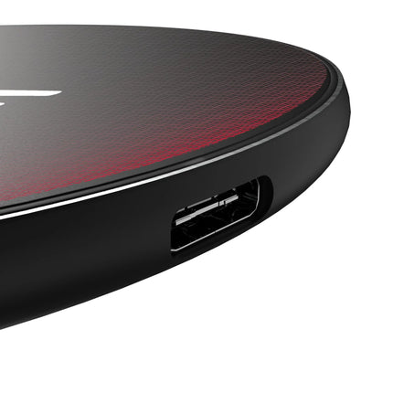 University of Nebraska Huskers Linen 15-Watt Wireless Charger