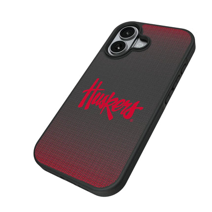 University of Nebraska Huskers Linen Bump Phone Case for Apple iPhone