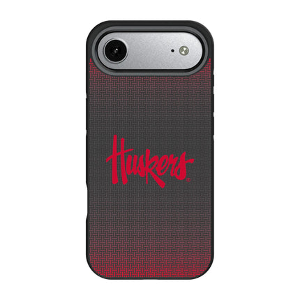 University of Nebraska Huskers Linen Bump Phone Case for Apple iPhone