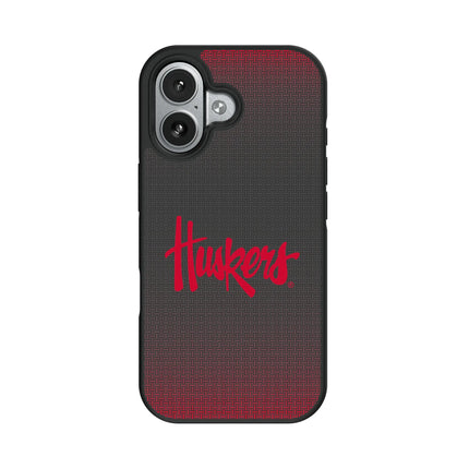 University of Nebraska Huskers Linen Bump Phone Case for Apple iPhone