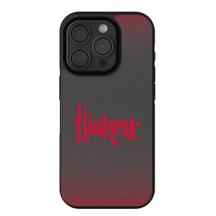 University of Nebraska Huskers Linen Bump Phone Case for Apple iPhone