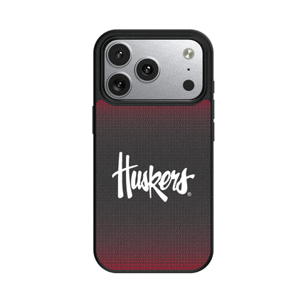 University of Nebraska Huskers Linen MagSafe Compatible Phone Case for Apple iPhone