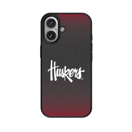University of Nebraska Huskers Linen MagSafe Compatible Phone Case for Apple iPhone
