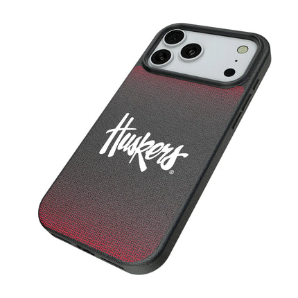 University of Nebraska Huskers Linen MagSafe Compatible Phone Case for Apple iPhone