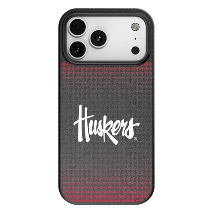 University of Nebraska Huskers Linen MagSafe Compatible Phone Case for Apple iPhone