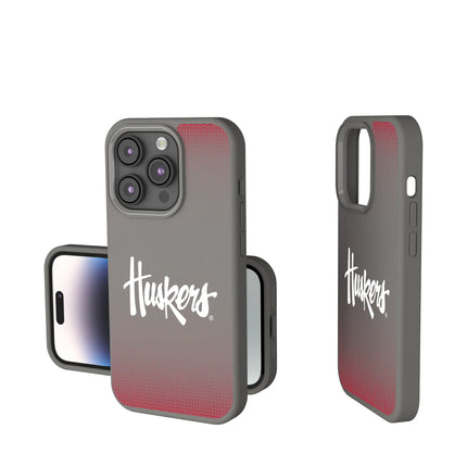 University of Nebraska Huskers Linen Soft Touch Phone Case for Apple iPhone