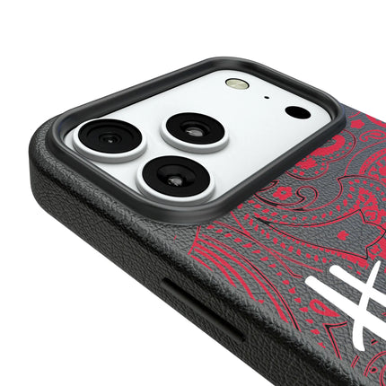 University of Nebraska Huskers Paisley MagSafe Compatible Phone Case for Apple iPhone