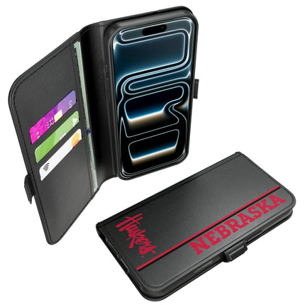 University of Nebraska Huskers Sidebar Folio 2.0 Case for Apple iPhone