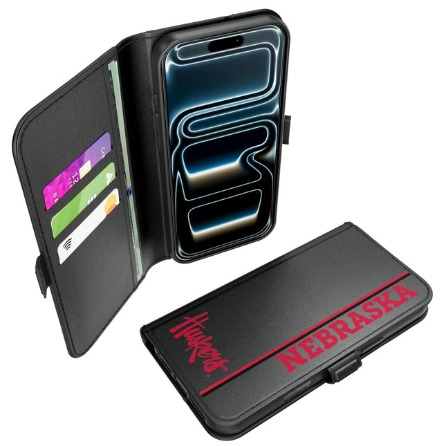 University of Nebraska Huskers Sidebar Folio 2.0 Case for Apple iPhone
