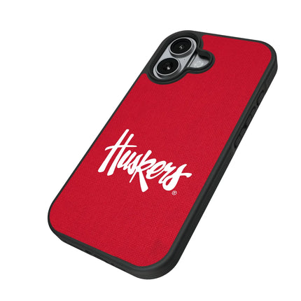 University of Nebraska Huskers Solid Bump Phone Case for Apple iPhone