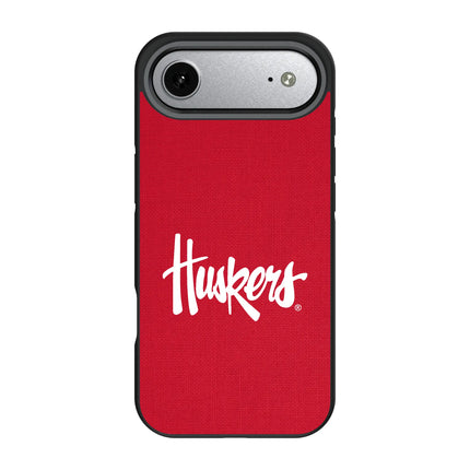 University of Nebraska Huskers Solid Bump Phone Case for Apple iPhone