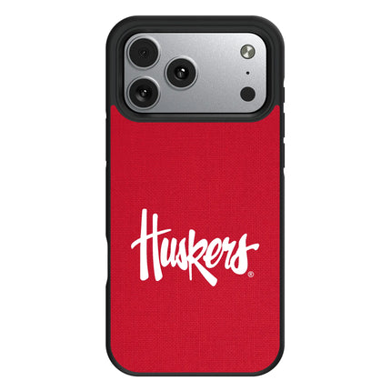 University of Nebraska Huskers Solid Bump Phone Case for Apple iPhone