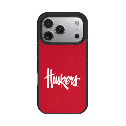 University of Nebraska Huskers Solid Bump Phone Case for Apple iPhone