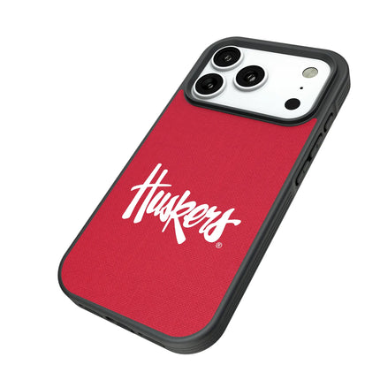 University of Nebraska Huskers Solid Bump Phone Case for Apple iPhone